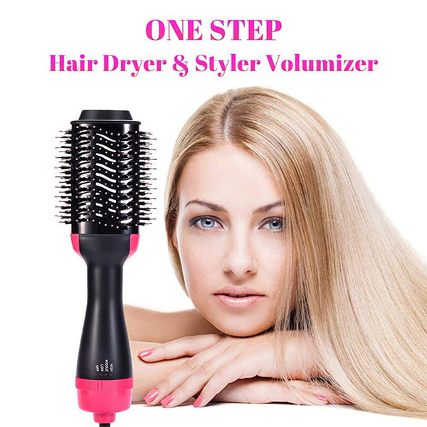 One Step Hot Air Brush | 3-in-1 | Dryer, Straightener & Volumizer for Effortless Styling