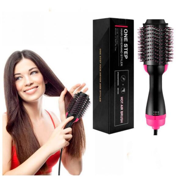 One Step Hot Air Brush | 3-in-1 | Dryer, Straightener & Volumizer for Effortless Styling