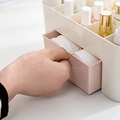 Plastic Makeup Organizer | Box With Drawer  Office Desk Organiser | Stationery Storage Box