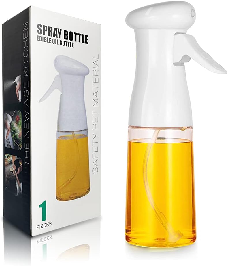 Plastic Glass Kitchen Cooking Spray Bottle | BBQ Olive Oil Sprayer & Vinegar Spray Bottle