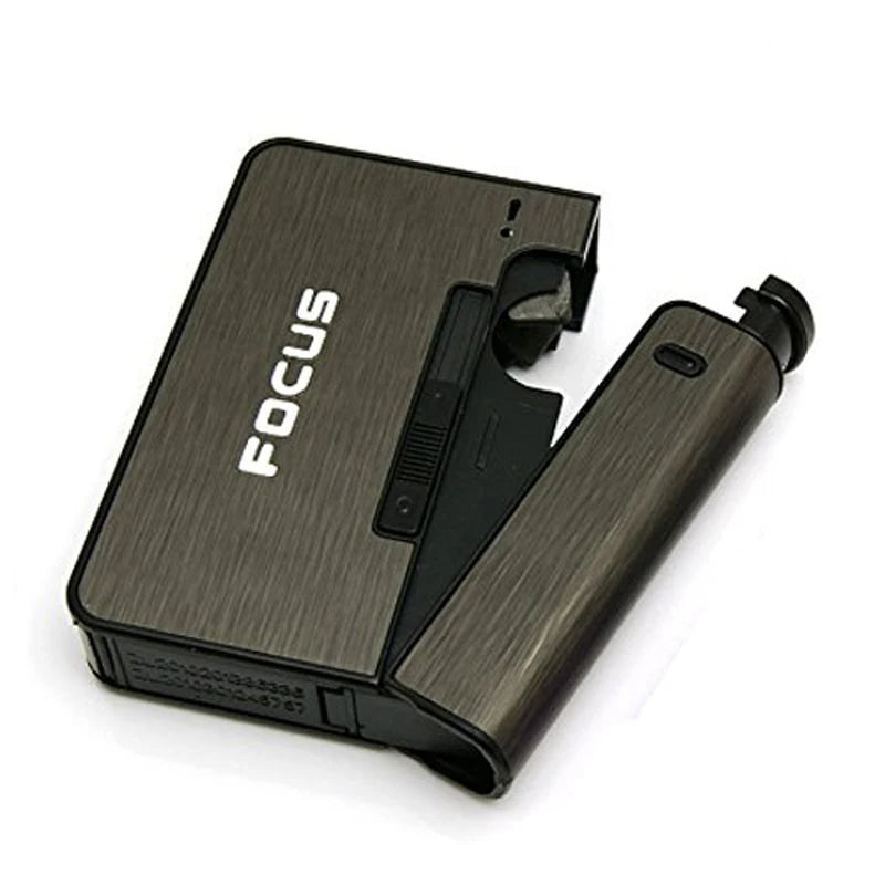 Focus Box Lighter Holder Case - Portable Smoking Accessory