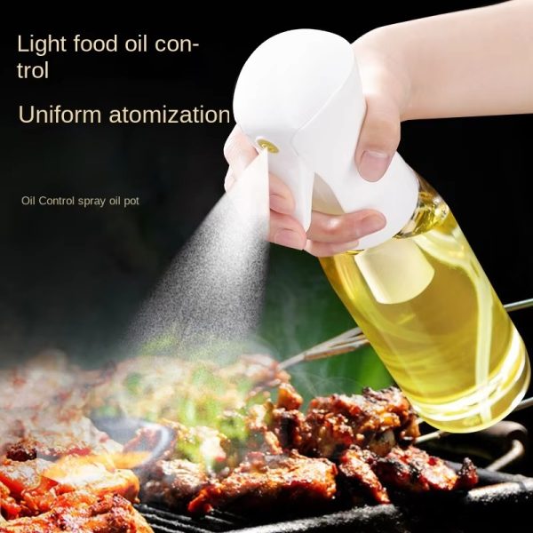 Plastic Glass Kitchen Cooking Spray Bottle | BBQ Olive Oil Sprayer & Vinegar Spray Bottle