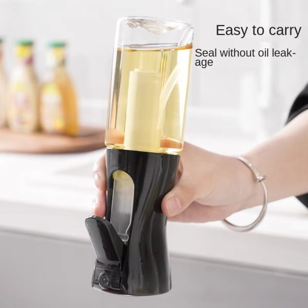 Plastic Glass Kitchen Cooking Spray Bottle | BBQ Olive Oil Sprayer & Vinegar Spray Bottle