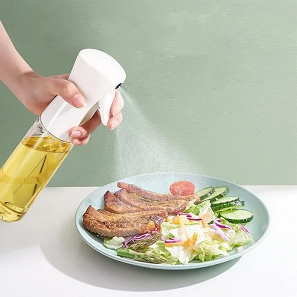 Plastic Glass Kitchen Cooking Spray Bottle | BBQ Olive Oil Sprayer & Vinegar Spray Bottle