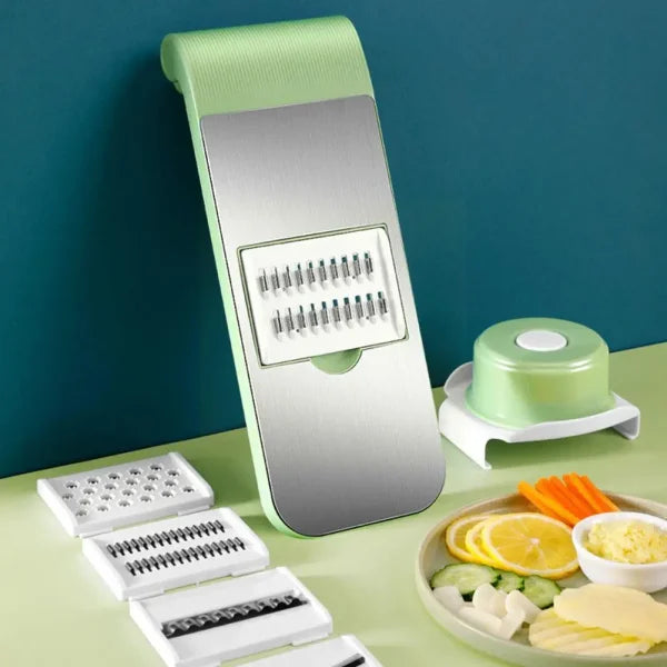 Multifunctional Vegetable Cutter Grater For Vegetables Slicers – Shredders Peeler Carrot Fruit Vegetable Cutting Kitchen Tool ( Random Colors)