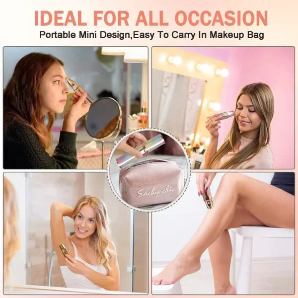 2 In 1 Electric Eyebrow Trimmer And Shaver, Rechargeable Flawless Hair Remover