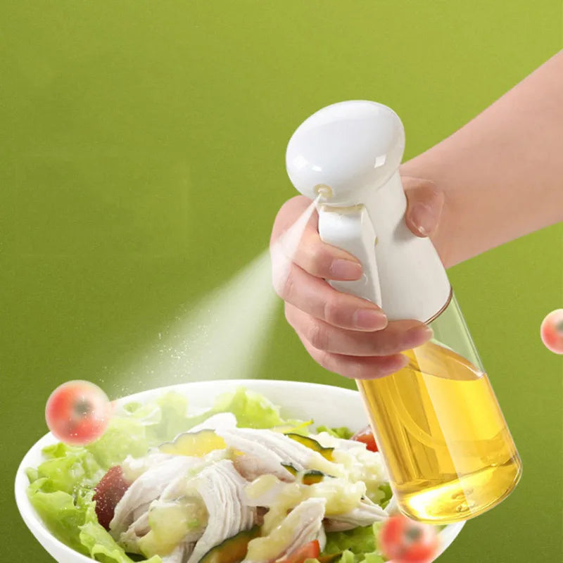 Plastic Glass Kitchen Cooking Spray Bottle | BBQ Olive Oil Sprayer & Vinegar Spray Bottle